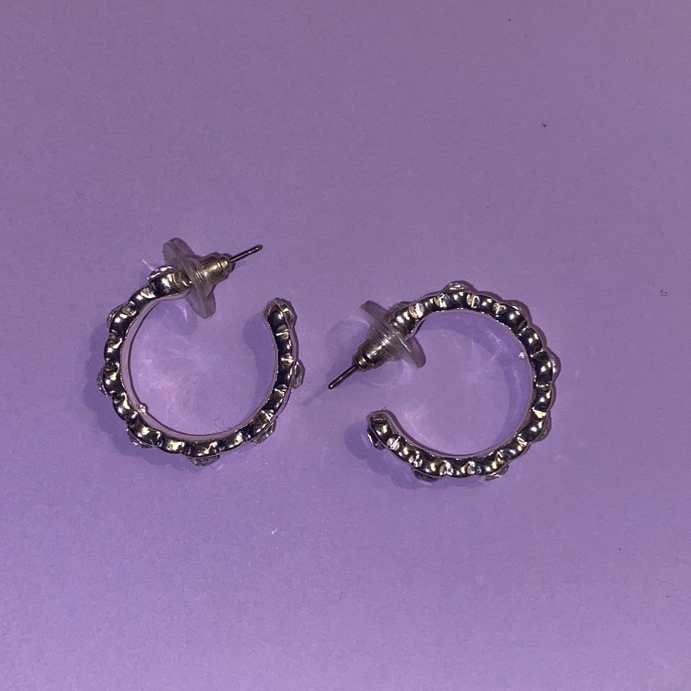 Silver Hoop Earrings